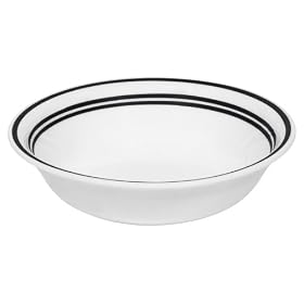 Corelle Livingware 10-Ounce Dessert Bowl, Classic Caf� Black