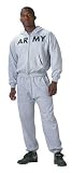 Grey Army Physical Training Zipper Sweatshirt