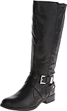 LifeStride Women's Racey Riding Boot,Black Wide Shaft,8.5 M US