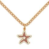 Houston Astros Chain Necklace with MLB Team Logo Pendant
