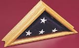 Deluxe Oak Flag Case