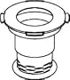 Toilet Bowl Gasket Ring - 3" Wax Free