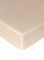 COINCASA Sábana Bajera Elástica 200 x 90 cm (Beige)