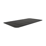 Produkt-Bild: Bodenschutzmatte f&uuml;r Heimtrainer/Ergometer, 140x70 cm, schwarz