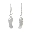 Sterling Silver Flip Flop Earrings