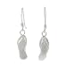 Sterling Silver Flip Flop Earrings