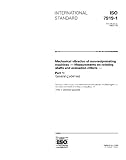 ISO 7919-1:1996, Mechanical vibration of non-reciprocating machines - Measurements on rotating shafts and evaluation criteria - Part 1: General guidelines