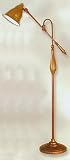Speckled Red Wine Metal Floor Lamp