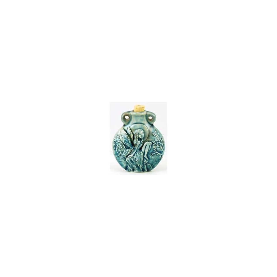 Tree Fairy Pendant Anointing Oil Bottle Faery Decoration Raku