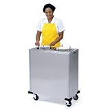 Adjust-a Fit Dish Dispenser, Non-Heated Cabinet Style, Two Self-Leveling Dish Dispensing Tubes, Max