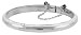 Sterling Silver Plain High Polished Junior Size Baby Bangle, over 3/16 (5mm) Thin