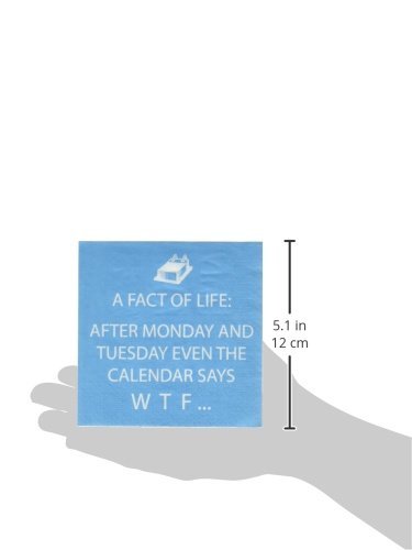 Save Water Design Paper Napkins - 20 Count Decorative Beverage Napkins For Parties & Celebrations