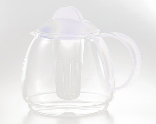 Jenaer Glas Krug mit Sieb - 1,8 l weiß