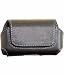 CCM Black Leather Horizontal Pouch for Samsung E315, E316, E317