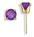 14KT Amethyst Earrings