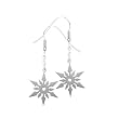 Ninja Star Earrings- 316L Stainless Steel - 1.25'' Height Ninja Star Earrings- 316L Stainless Steel - 1.25'' Height