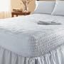 10 Inch Soft Sleeper 5.5 Queen Mattress Bed Plus Shredded Memory Foam Pillow With 4 Inches Visco Elastic Memory Foam Assembly Required