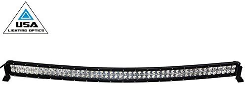 50" 288w Curved CREE LED Light bar by USA Light Optics TM spot flood combo beam off road 4x4 radius fog, Jeeps, Truck, UTV SUV 4WD