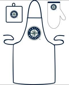 Seattle Mariners Tailgate & Kitchen Grill Combo Set