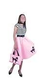 50's Poodle Dress Costume Girl - Child Medium 8-10
