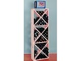 Wine Cellar Innovations Country Pine Solid Diamond Cube 132-bottle
