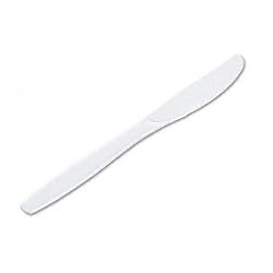 Dixie Heavyweight Plastic Knives, White, 1,000 per Carton