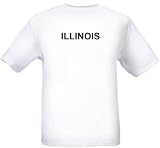 ILLINOIS - State-series - Heather Grey or White T-shirt