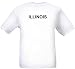 ILLINOIS - State-series - Heather Grey or White T-shirt