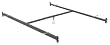 Queen Hook On Rail Converts Full Beds To Queen Bedding, One Adj Center Leg By Fashion Bed Group