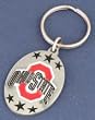 Ohio State University Pewter Keychain