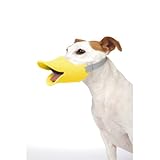 口輪に見えないキュートな口輪quackクァック Lサイズイエローピンクブラウン
