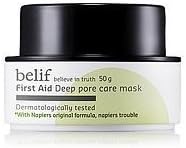 belif, First Aid - Deep Pore Care Mask (50g , skin convergence,) by belief Korean Beauty