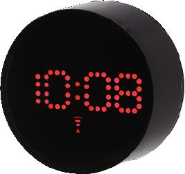 I.D.E.Ainternational 電波LEDドットアラームクロック LCR030-R LCR030-R 2190300