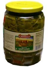 Imported Grape Leaves (castella) 2lb jar, DR.WT. 16oz