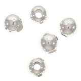 2mm Round Seamless Sterling Silver Beads (Qty=100)