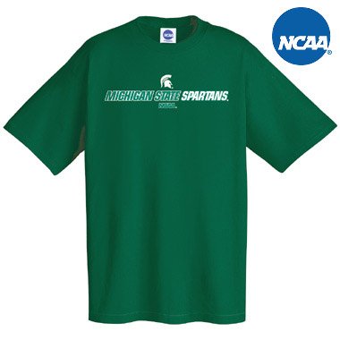 Michigan State Spartans VF NCAA Team Color Short Sleeve Cotton Tee Shirt