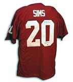 Billy Sims Signed Oklahoma Throwback Red Jersey - Heisman 78