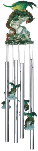Wind Chime Round Top Dragon Hanging Garden Porch Decoration Decor