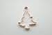Christmas Tree and Star Cookie Cutter 4 Inch Handcrafted in USA by The Fussy Pup