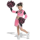 Go Team Pink Costume: Girl's Size 10-12