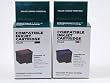 Compatible HP 56 (C6656A) Black Ink Cartridges -Pack of 2 -OfficeJet 5505, 5510, 5510v, 6100, 6110, 6127 Brand