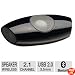 AudioSource MS200B Small 2.1 Bluetooth Mobile Speaker (Black)