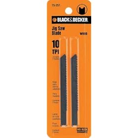 Black and Decker Accessories #75-268 2PK 2-3 4 Jig Blade by BLACK & DECKER ACCESSORIES