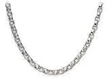Sterling Silver Men's Open Link Necklace, 22