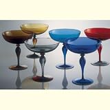 Review Nason and Moretti  / A Charme Comport Glass in Amber by Nason and Moretti