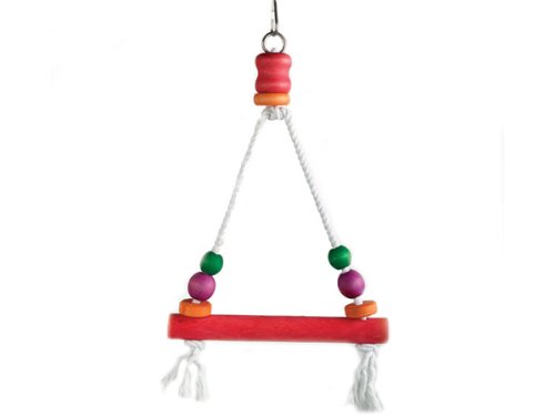 Brainy Bird Classic Series Wood & Rope Perch Bird Toy 12