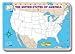 JUMBO MAP PAD US BLANK 30/PK