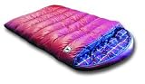 Black Pine Sasquatch 0 Degree 2 Person Sleeping Bag Brick Red