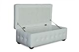 IMAGE OF Zen White Croc Pattern Vinyl Lift Top Trunk By Diamond