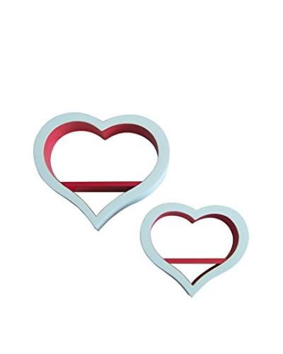 Bhp Libreria Cuore Set 2 Pezzi